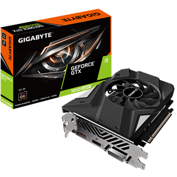 Відеокарта Gigabyte OC GeForce GTX 1650 SUPER4Gb DDR6 128-bit DVI-D/HDMI/DP 1740/12000 MHz 6-pin (GV-N165SOC-4GD)