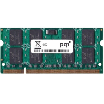 Оперативна пам'ять PQI SODIMM DDR2 2Gb 800MHz PC2-6400 (MECEG523PA)