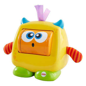 Игрушка Чувствительный монстр Fisher-Price желтый
