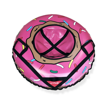 Надувные санки Фабрика подарков Тюбинг - DONUT PINK