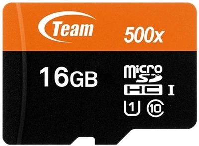 Карта памяти TEAM 16 GB microSDHC UHS-I TUSDH16GCL10U02