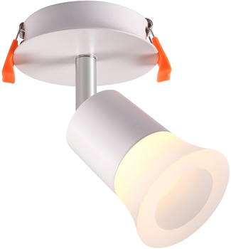 Светильник спот Brille HTL-601/7W WW WH LED (27-003)