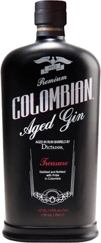 Джин Dictador Colombian Aged Gin Treasure 0.7 л 43% (5902596700034)