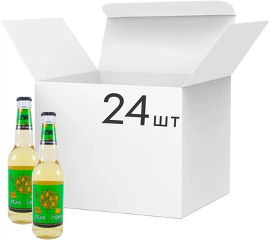 Упаковка сидру Zonk! грушевий 5% 0.33 л x 24 шт (4824034030248)