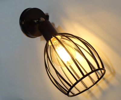 Світильник настінний Electropark, спот поворотний, стельова лампа, на одну лампу, чорний колір "CACHE/LS" (LS-000122227)