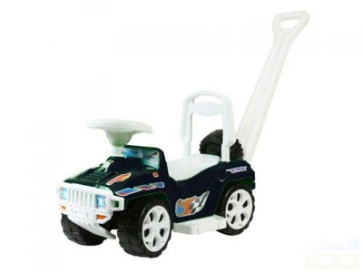 Детская машинка-каталка Орион Ориончик с ручкой черный 856_Ч