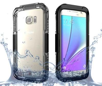 Подводный чехол аквабокс Primolux для Samsung S7 Edge Black Primolux прозрачный|черный
