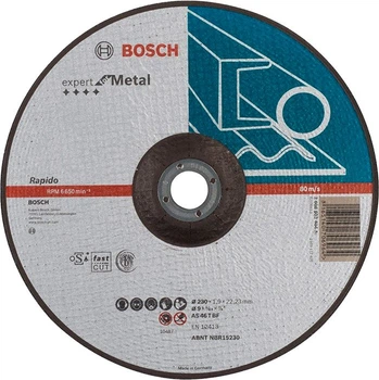 Круг отрезной Bosch Expert for Metal прямой 230х1,9 мм (2608603400)