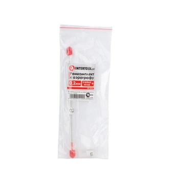 Ремкомплект до аерографа РТ-1504/DT-5001, 0.2 мм (сопло + голка) INTERTOOL PT-1512