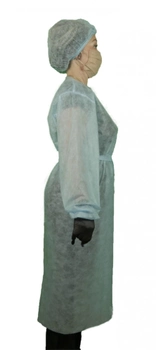 Одноразовий халат Miss Lora "Класичний" щільність 50 г/м2