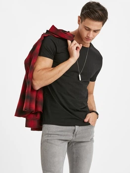 Мужская футболка Lc Waikiki M Черная (LCW T-shirt -2848-1)