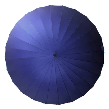Зонт трость Lesko T-1001 Dark Blue ветрозащитный однотонный