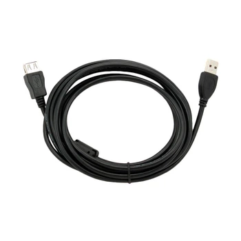 USB подовжувач папа-мама 5 метрів black