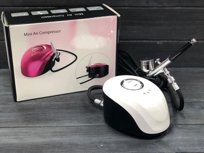 Аэрограф с компрессором Mini Air Compressor BT 19B белый (1127415644)