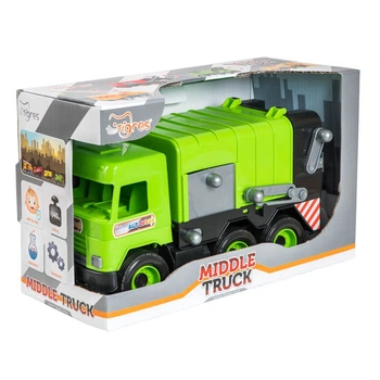 Машинка Tigres Middle truck Сміттєвоз (39484)