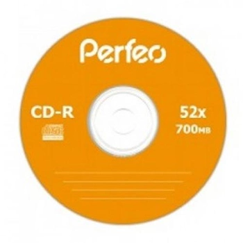 Диск CD-R Perfeo 700MB 80MIN 52x bulk 50 шт