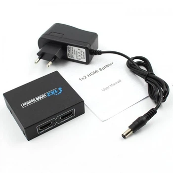 HDMI splitter 1x2 коммутатор на 2 выхода сплиттер 1080P