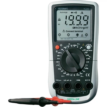 Цифровой мультиметр с АВД Voltcraft VC250 Green-Line АВД 600В 10А 20МОм (mdr_6446)