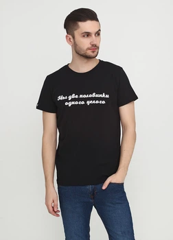 Футболка черная "Only Man" (95-TSH-3-02-black/2P-4XL)