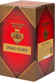 Вино Ambassador Del Vino Іршаї Олівер біле напівсолодке 10 л 9-13% (4820189120803)