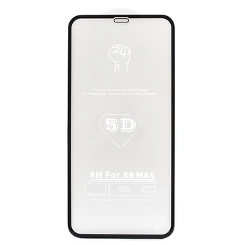 Захисне скло 5D з бортиком для iPhone 12 Mini, Black