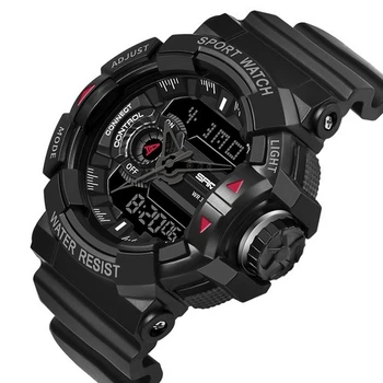 Наручний годинник AlexMosh чоловічі Sanda All Black (634898)