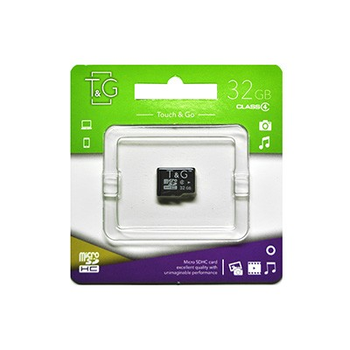 Карта памяти MicroSDHC 32GB Class 4 T&G (TG-32GBSDCL4-00)