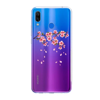 Силіконовий чохол Unique Covers на Huawei P Smart Plus 2018 сакура(1563)
