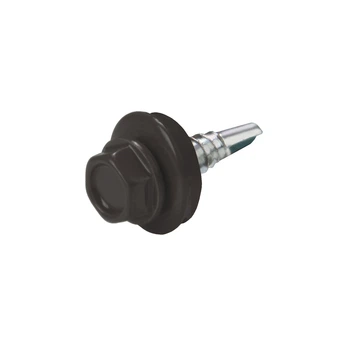 Саморез по металлу кровельный Крептрейд EPDM RAL8019 4.8х19 500 шт (102172048198019)