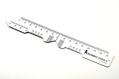 Лінійка пупиллометр для підбору окулярів 150 мм Hobbit Tools (mpm_00147)
