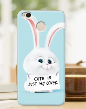 Силиконовый чехол бампер Candy для Xiaomi Mi A1 с рисунком Кролик Снежок