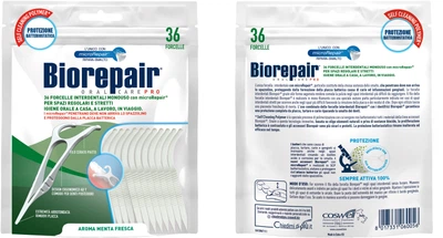 Флосер з тримачем Biorepair насичений гідроксиапатитом 36 шт. (8017331060056)