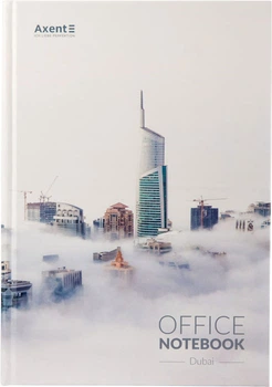 Книга канцелярська Axent Dubai А4 у твердій обкладинці 192 аркуші клітинка (8423-23-A)