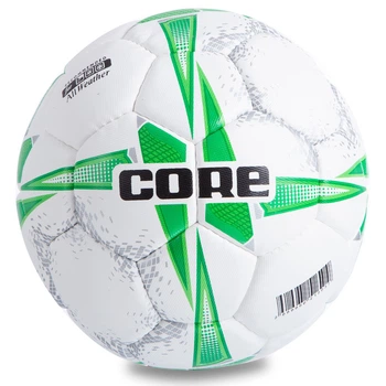 Мяч для футзала Core Attack Grain 040 размер №4 White-Green