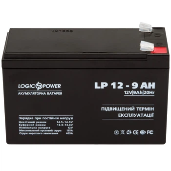 Аккумуляторная батарея LogicPower LP 12V 9AH Silver (LP 12 - 9 AH Silver) AGM
