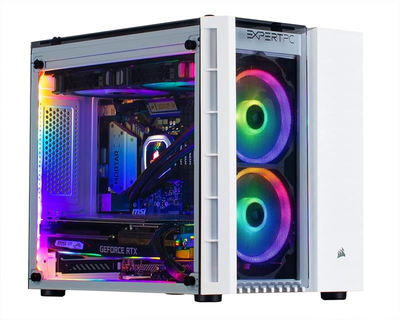 Персональный компьютер Expert PC Ultimate (I9900K.32.H1S2.2070.G1373); Intel Core i9-9900K (3.6 - 5.0 ГГц) / ОЗУ 32 ГБ / HDD 1 ТБ + SSD 250 ГБ / NVIDIA GeForce RTX 2070 8 ГБ / без ОП / LAN / Ubuntu / белый