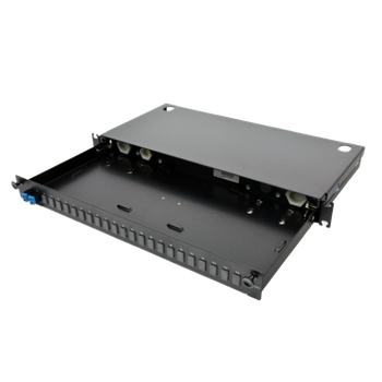 Патч-панель Corning 48 портов, 2 LC-Duplex адаптера, SM, 1U, выдвижная LAN1-04AE-ADPT-B