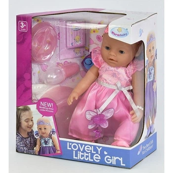 Пупс функциональный Warm Baby 8020-472 с аксессуарами