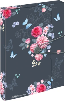 Папка-бокс на резинке Herlitz Ladylike Flowers А4 4 см (50021680)