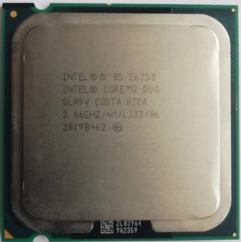 Процесор Intel Core 2 Duo E6750 G0 SLA9V 2.66 GHz 4M Cache 1333 MHz FSB Socket 775 Б/У