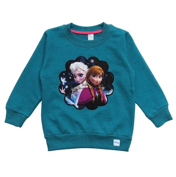 Свитшот Kids collection "Эльза и Анна" для девочки 92 см Бирюзовый 11860