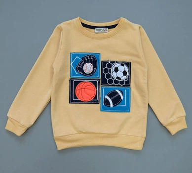 Світшот Paty Kids для хлопчика 110-116 см Жовтий 14721