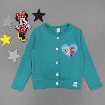 Кофта Kids collection "Эльза и Анна" для девочки 98 см Бирюзовая 15437