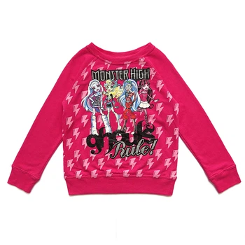 Свитшот Monster High для девочки 164-172 см Малиновый 7699