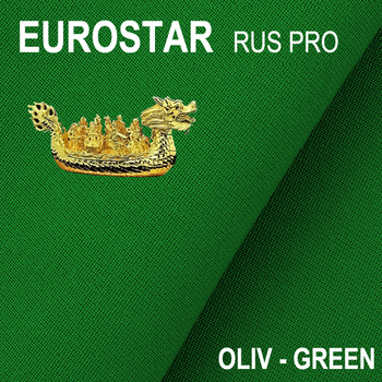 Бильярдное сукно Eurostar Rus Pro Olive Green