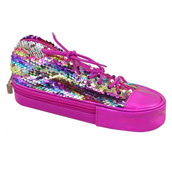 Пенал м'який YES TP-24 '' Sneakers with sequins '' rainbow (532722)
