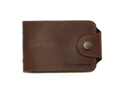 Шкіряна Візитниця DNK Leather Cards-H коричнева