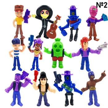 Набор фигурок Brawl Stars БС №2 12 фигурок Бравл Старс с аксессуарами