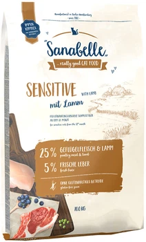 Sucha karma dla kotów BOSCH SANABELLE Sensitive z jagnięciną 10 kg (4015598017527)