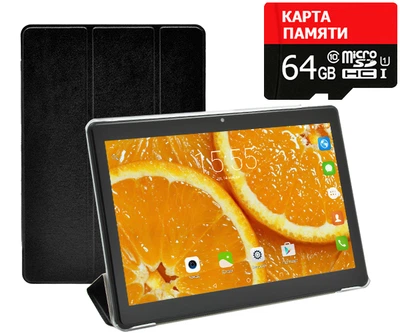 Планшет-Телефон CONTIXO K109 4G 10.1" 32GB ROM GPS + Чехол вкладыш + Карта памяти 64GB